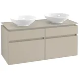 Villeroy & Boch Waschtischunterschrank 4 Auszüge 120 x 55 cm Beige