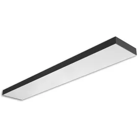 ISOLED 1-flg. 120x20 cm schwarz Aluminium