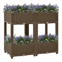 vidaXL Hochbeet 80x40x71 cm Polypropylen