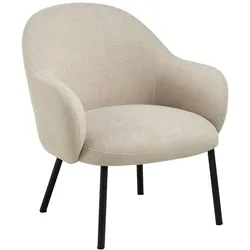 Ebuy24 Spencer Sessel Lounge-Sessel Stoff beige.