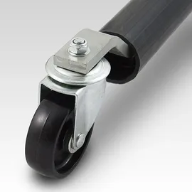 BITUXX 4 Stück PKW Rangierhilfe Rangierheber hydraulisch Wagenheber Auto Rangierroller Rangierheber belastbar bis 680 kg inklusive Transportständer