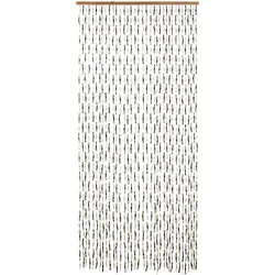 Türvorhang LOCKER "KNOTS", braun, B:90cm H:200cm, Obermaterial: 100% Papier, Gardinen