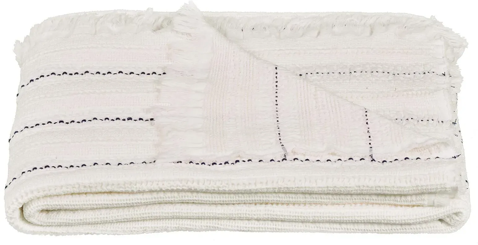 Star Home Plaid Musselin Cuba creme 140x200 cm - beige