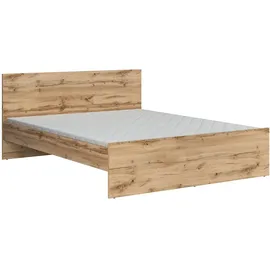petits-meubles Bett June 160 x 200 cm Holz braun