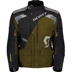 Scott Dualraid Dryo, Textiljacke wasserdicht - Braun/Schwarz - 4XL