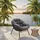 Lesli-Living Lesli Living Relaxsessel Cozy Stone 70 x 80 x 90 cm anthrazit/light-grey