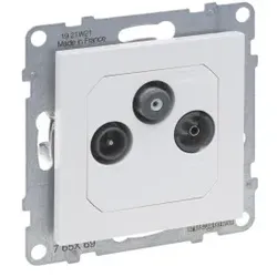 Legrand 765169 SEANO Enddose TV-R-SAT für HD-TV in der Farbausführung Ultraweiß 1