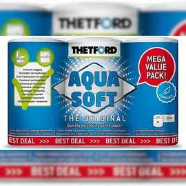THETFORD Aqua Soft Toilettenpapier 6 Rollen