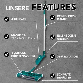 TV Werbung Unser Original Akku-Besen Swivel Sweeper G2 smaragdgrün