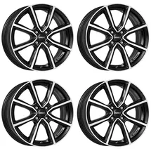 Dezent TN 6,5 x 16 4 x 108 ET38 Schwarz/Poliert