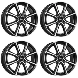 Dezent TN 6,5 x 16 4 x 108 ET38 Schwarz/Poliert