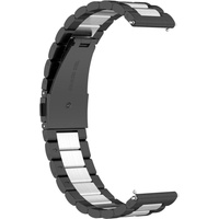 König Design Sport Ersatz Armband für Huawei Watch GT 3 42mm Edelstahl Band Loop Ersatz Neu, Uhrenarmband, Schwarz