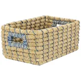 El Puente Aufbewahrungskorb "Blaue Wolke" Großer Schrankkorb, Handmade, Handmade blau