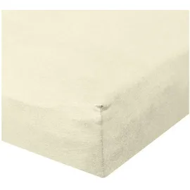 Traumschlaf Spannbettlaken Jersey-Elasthan 180 x 200 - 200 x 220 cm beige