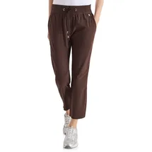 Cecil Mid Waist Slim Leg Hose Braun 52