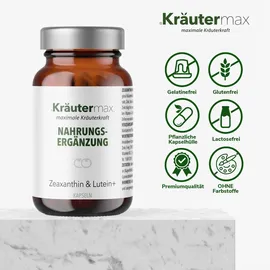kräutermax – naturheilmittel seit 1890 Lutein plus Zeaxanthin Kapseln 60 St.