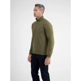 Lerros Sweat-Troyer in Strukturqualität - Aged Olive - S