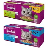 Whiskas Nassfutter Geschmacksmischung in Gelee 80 x 85 g