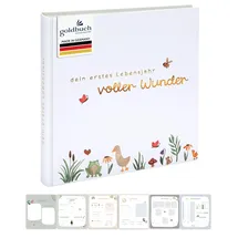Goldbuch Babyalbum voller Wunder Wiese Weiß