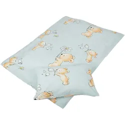 Bestgoodies Kinder Betten-Set inkl. Bettwäsche 100x135cm / 40x60cm - Bärchen Blau
