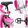 vidaXL Kinderfahrrad 18 Zoll rosa