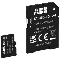 ABB MC5102:AC500-eCoV3,μSD Speicherkarte 8GB +SD-Adapter, für FW oder Program Update 1SAP180100R0002