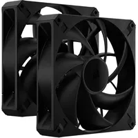 Corsair RS140 MAX 140mm-PWM-Dicke-Lüfter – Hoher Statischer Druck – Flüssigkristallpolymer-Konstruktion – Doppelpack – Schwarz