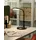 Beliani LED Schreibtischlampe COLUMBA Verstellbar Metall Schwarz