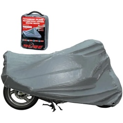 Büse Motorrad Abdeckplane Outdoor, silber, Größe M