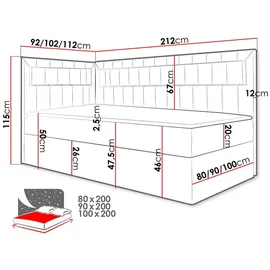 Mirjan24 Gold Junior 3 100 x 200 cm H3 Schwarz