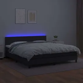 vidaXL Boxspringbett 180 x 200 cm Schwarz