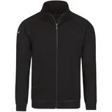 TRIGEMA Trainingsjacke TRIGEMA "TRIGEMA Raglanjacke", Herren, Gr. S, schwarz, 100% Baumwolle, casual, Jacken