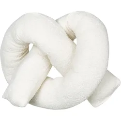 Dekokissen GLADIOLUS Bouclé 172 x 14 cm Cremeweiß Ohne Muster