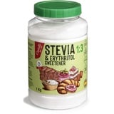 Stevia + Erythrit 1:3 Süßstoff | 1g = 3g Zucker | 100% Natürlicher Zuckerersatz - 0 Kalorien - 0 Glykämischer Index - Keto und Paleo - 0 Netto-Kohlenhydrate - Kein GVO - Castello since 1907-1 kg