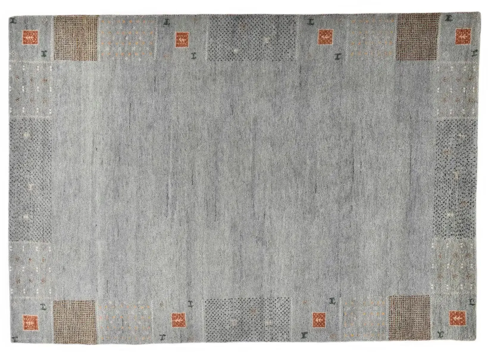 THEKO Wollteppich  Denver , grau , Wolle , Maße (cm): B: 250 H: 1,6
