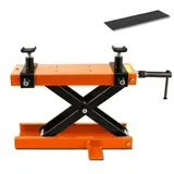 ConStands Motorradheber Motorrad Hebebühne Scherenheber Lift inkl. Gummiauflage # Mini orange