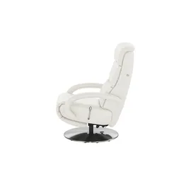 Hukla Relaxsessel Florian Leder 73 x 109 x 91 cm Weiß mit Relax-Funktion