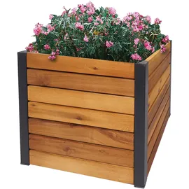 Mendler Pflanzkasten HWC-L23 32 x 34 x 34 cm Braun