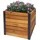 Mendler Pflanzkasten HWC-L23 32 x 34 x 34 cm Braun