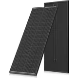 150W 12V Monokristallines Solarpanel, 150W Solarmodul Ideal zum Aufladen von 12V Batterien, für Wohnmobil, Garten, Camper, Boot und Dach des Hauses(Schwarz)