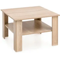 KADIMA DESIGN Couchtisch WL5.833 Eiche 60x42x60 cm Design Holztisch