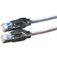 Kerpen Patchkabel Cat.6 (Class E) S/F, MegaLine F6-90, HiRose TM21, LSOH, grau, 7 m