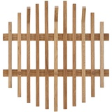 MCA Furniture Garderobenpaneel Bantry Ø 60cm - Eiche, massiv, geölt