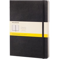 Moleskine Notizbuch XL, kariert, schwarz