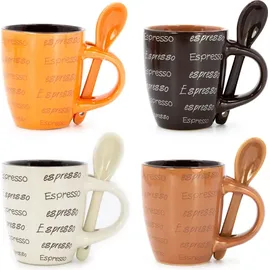 Wurm Espressotasse 0,05 l Braun 8 St.