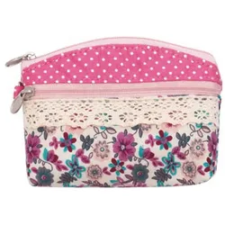 Patchwork Mini-Kosmetiktasche 062 nature rose