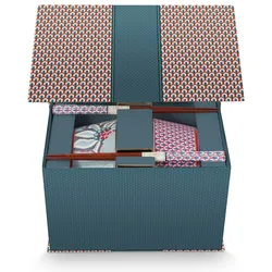 PIP Studio Oriental Flower Festival Geschenkset Schalen und Essstäbchen Geschirr 4 ct 