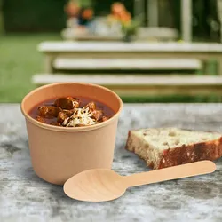 VEPATIM 500x Holzlöffel Löffel aus Holz 16 cm XL Breite 4,5 cm umweltfreundlich