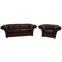 JVmoebel Chesterfield-Sofa, Chesterfield Couch Polster Sitz Sofagarnitur Sofa Couch Garnitur braun