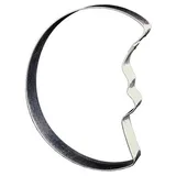 LARES Ausstecher/Ausstechform Riesen Mond - aus Weißblech - für Plätzchen, Kekse, Lebkuchen - Größe: 19cm - Made in Germany